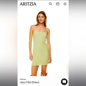 Aritzia Wilfred Jazz mini dress